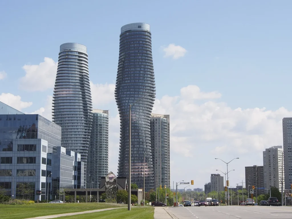 Absolute World towers in Mississauga
